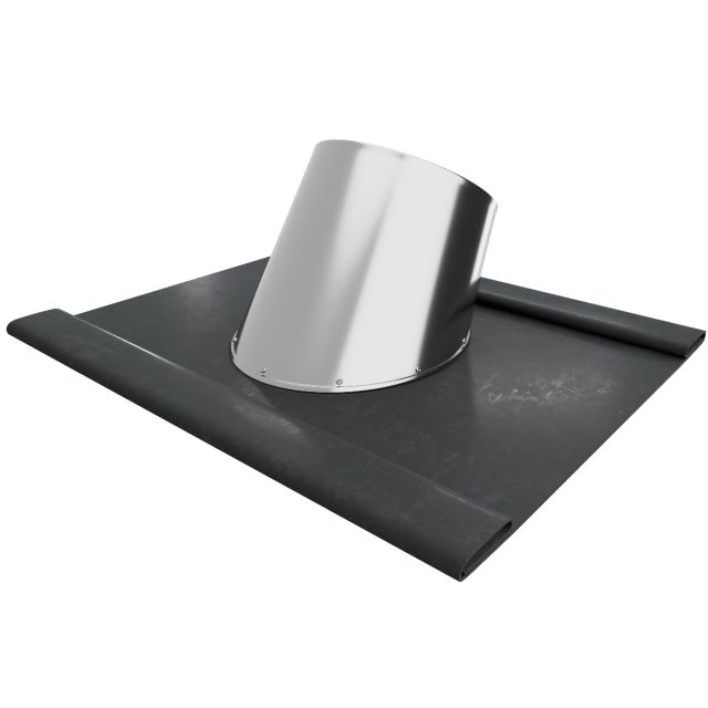 Roof flashing with lead 0° - 60° / Ø 80-100-130-150-180-200 mm